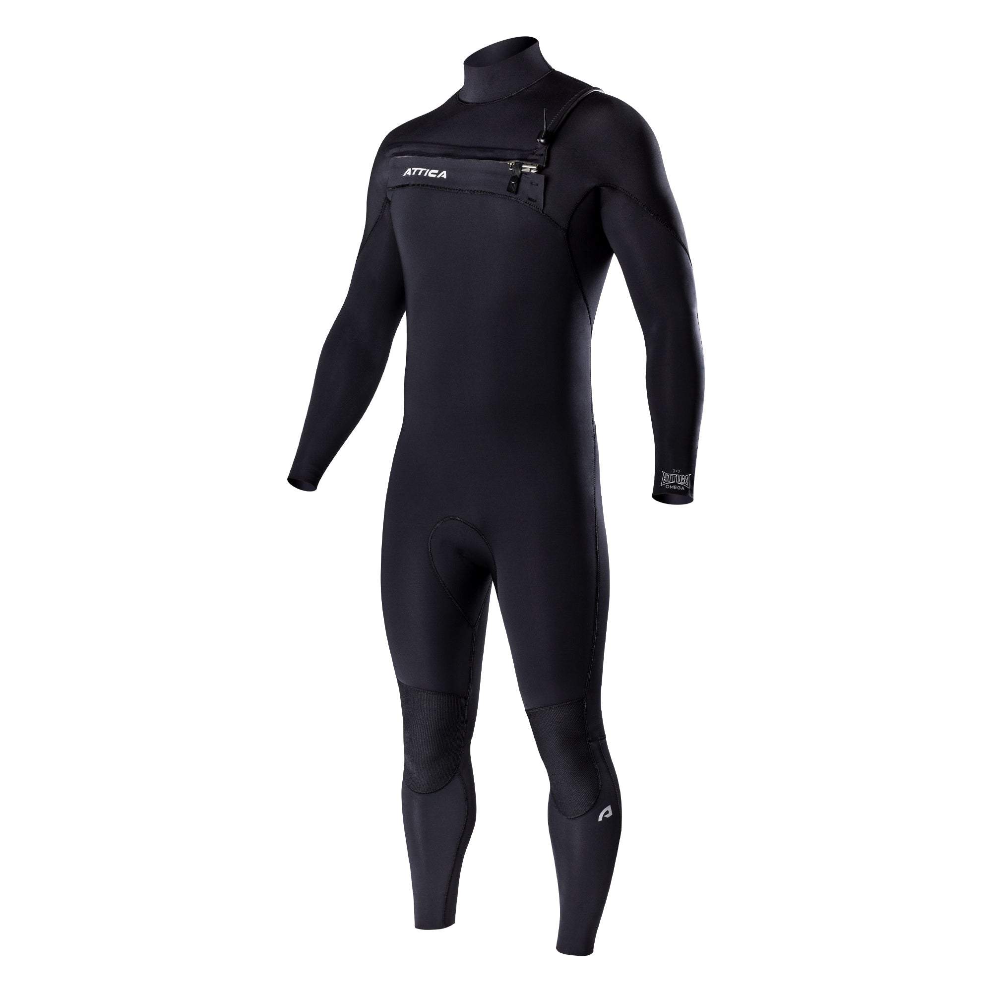 Combinaison Attica OMEGA 3/2mm à fermeture éclair poitrine - NOIR / ARGENT 1 Combinaison Attica OMEGA 3/2mm à fermeture éclair poitrine - NOIR / ARGENT