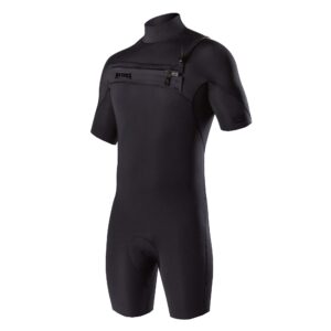 Combinaison Attica OMEGA à manches courtes, zip poitrine 2/2MM printemps - NOIR