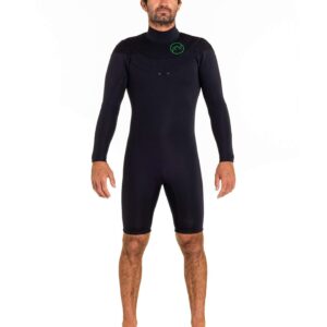 Custom wetsuit | 180 ZIP | 2.2MM | SHORTY MANCHES LONGUES