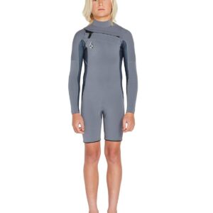 Springsuit à manches longues pour jeunes Volcom MODULATOR à fermeture poitrine 2 mm